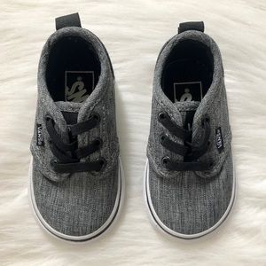 Gray toddler vans